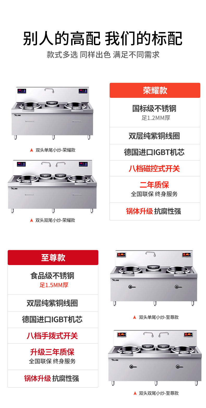 驰能商用小炒炉款式